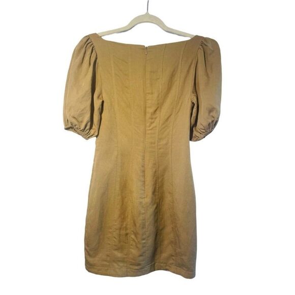 Lovers and Friends Steph Mini Dress in Tan M New - Picture 7 of 11